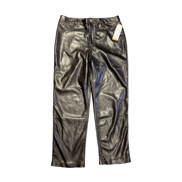 Joie Pants - Joie Limited Edition Women's Faux Leather Straight Leg Pant - Black